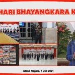 Pimpin Upacara HUT Bhayangkara ke-75, Presiden Jokowi Apresiasi Polri Tangani Pandemi Covid-19