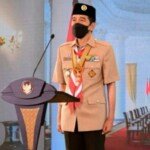 Hari Pramuka ke-60, Presiden Minta Anggota Harus Jadi Pelopor Disiplin Protokol Kesehatan