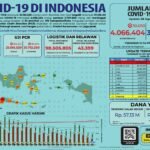 Update 28 Agustus 2021 Korban Covid-19 di Indonesia: 4.066.404 Positif, 3.707.850 Sembuh, 131.372 Meninggal