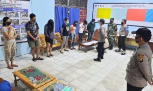 Operasi Pekat Polsek Sintang Kota, Tujuh Pasangan Bukan Suami Isteri Terjaring Razia