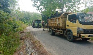CV Pemecutan Optimis Pembangunan Jalan Rambang Selesai Sebelum HUT RI ke-76