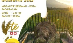 Ikuti Ajang API Award, Situs Megalit Besemah Pagar Alam Perlu Banyak Dukungan