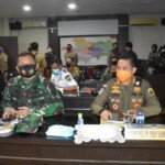 Kasrem 044/Gapo Ikuti Rakor Tindak Lanjut PPKM