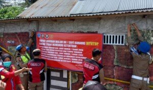 Diduga Tak Kantongi Izin, 2 Kafe di Lahat Ditutup Paksa