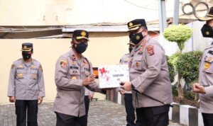 Waka Polda Sumsel Salurkan 3.500 Alat Rapid Swab Antigen ke Jajaran Polda Sumsel