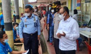 Polres Simalungun Gelar Gebyar Vaksin Merdeka, 400 WBP Lapas Kelas IIA Pematangsiantar Divaksin