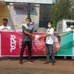 RMP Ciamis Bagikan Makanan untuk Warga Isoman