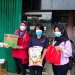 OJK KR7 Sumbagsel Berikan Bantuan Sembako ke Sejumlah Awak Media