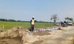 Proyek Drainase Desa Balongsari Karawang Diduga Proyek Siluman