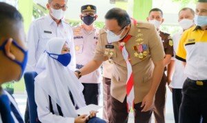 Bupati DRA Gencarkan Suntik Vaksin Covid-19 Bagi Peserta Didik Muba
