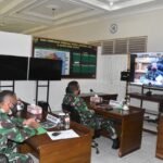 Danrem 044/Gapo Mengikuti Kegiatan Rakornis TMMD Ke 112 TA 2021