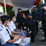 Vaksinasi Goes To School, Korps Brimob Polri Vaksinasi 38.000 Pelajar di Depok