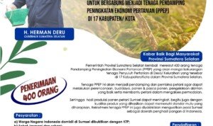 Gubernur Herman Deru Memanggil Putra-Putri Terbaik untuk Majukan Sektor Pertanian
