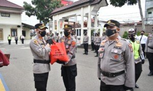 Peduli Covid-19, Polres Tapsel Salurkan 1000 Paket Bansos