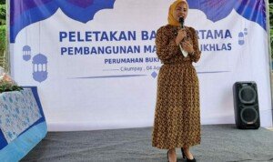 Tokoh Desa Ini Bangun Masjid Al Ikhlas Meski Ditengah Pandemi