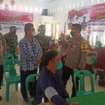 Sambut HUT RI ke-76, Camat Angkola Timur Gelar Vaksinasi Dosis Kedua
