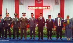 Dengarkan Pidato Kepresidenan via Virtual, Bupati Cik Ujang Ikuti Sidang Paripurna DPRD Lahat