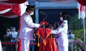 PJ Bupati Muara Enim Jadi Inspektur Upacara HUT RI Ke-76, Ini Pesan HNU untuk Generasi Muda