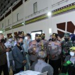 Kakorlantas, Gubsu dan Kapoldasu Tinjau Vaksinasi Massal