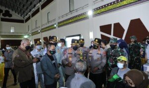 Kakorlantas, Gubsu dan Kapoldasu Tinjau Vaksinasi Massal