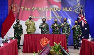 Panglima TNI bersama CDF Australia Pimpin Sidang ke-9 AUSINDO HLC Tahun 2021