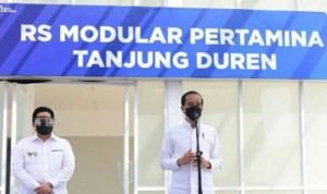 Presiden Jokowi Resmikan RS Modular Pertamina Tanjung Duren Jakarta Barat