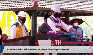 Presiden Jokowi Resmikan Bendungan Bendo Senilai Rp1,1 triliun
