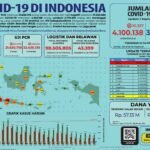 Update 1 September 2021 Korban Covid-19 di Indonesia: 4.100.138 Positif, 3.776.891 Sembuh, 133.676 Meninggal