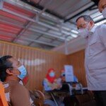 Bupati Muba Dodi Reza Tinjau Vaksin Gotong Royong dan Resmikan Gedung Klinik SMC Tungkal Jaya