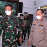 Silaturahmi, Kapolda Sumsel Sambangi Pangdam II Sriwijaya