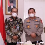 Kapolda Sumsel Kunjungi Kakanwil Kemenkumham Sumsel