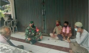 Babinsa Koramil 06 Cempaka Gencarkan Sosialisasi Pencegahan Covid-19