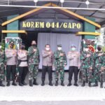 Irjen Pol Drs Toni Harmanto Kunjungi Danrem 044/Garuda Dempo