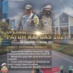 Kapolres Kapuas Hulu Pimpin Operasi Patuh Kapuas 2021