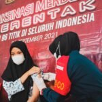 Sasar Pelajar, Polres Mateng Laksanakan Vaksinasi Merdeka Serentak di SMAN1 Topoyo