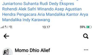 Akun Facebook Mio Dhio Alief Sebut Wartawan Oteng-oteng