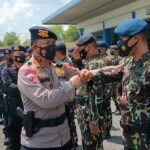 Satu Kompi Brimob Sumsel Diberangkatkan Untuk Pengamanan PON XX Papua