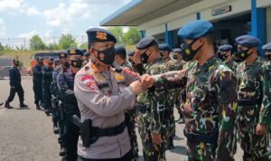 Satu Kompi Brimob Sumsel Diberangkatkan Untuk Pengamanan PON XX Papua
