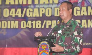 Danrem 044/Gapo Pamit Kepada Keluarga Besar Kodim 0418/Palembang