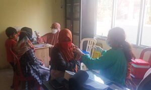 Vaksinasi Covid 19 Tahap Dua di Tegal Sawah Berjalan Lancar