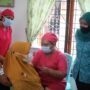 Vaksinasi ibu hamil yang digelar Pemkot Pematangsiantar Sumut (Rahmad / Mattanews.co)