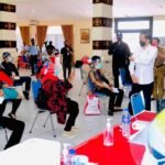 Presiden Jokowi Tinjau Langsung Program Vaksinasi bagi Masyarakat, Tenaga Pendidik dan Pelajar di Provinsi Lampung