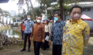 Eddy Santana Perjuangkan APBN untuk Pembangunan Landscape di SMKN 2 Palembang