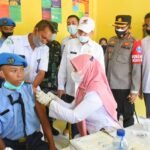 Bupati dan Kapolres Aceh Tamiang Tinjau Vaksinasi Bagi Pelajar di Dua Sekolah