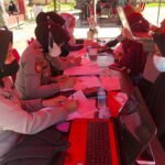 Kapolres Majene Tinjau Pelaksanaan Vaksinasi Massal di Unsulbar