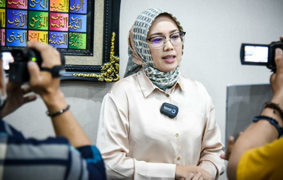 Bupati Purwakarta Jabar mengumumkan Purwakarta sudah di Level 2 (Agus Sugianto / Mattanews.co)