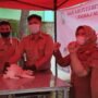 Dinas TPTH Lahat menggelar vaksinasi rabies ke hewan-hewan peliharaan (Agustoni / Mattanews.co)