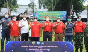 Bupati Labuhanbatu Buka Turnamen Sepak Bola U-13