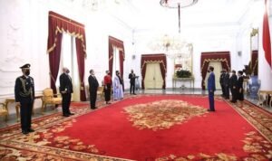 Presiden Jokowi Terima Surat Kepercayaan Empat Duta Besar LBBP Negara Sahabat