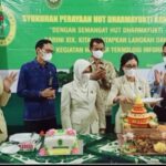 Puncak HUT Dharmayukti Karini ke- XIX, Serahkan Bantuan BDBS